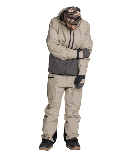 Volcom Rain Gore Bib Overall (26/27) Khaki