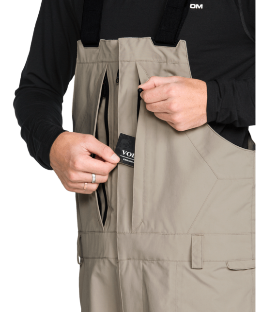 Volcom Rain Gore Bib Overall (26/27) Khaki