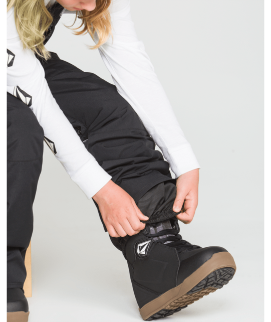 Volcom Barkley Ins Bib Overall (26/27) Black