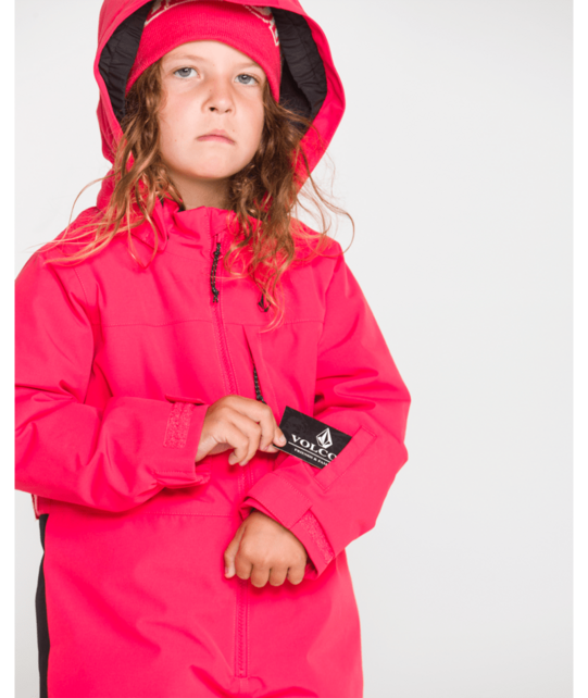 Volcom Little Flurry One Piece (26/27) Bright Cherry