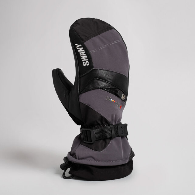 Swany X-Change Mitt Mens (26/27) Char Gry/Black