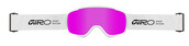 Giro Cruz (26/27) White Stacked/Amber Pink M