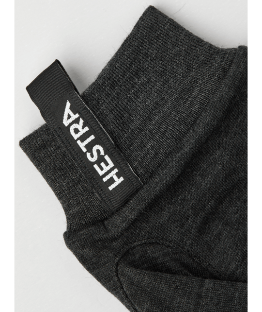 Hestra Merino Wool Liner Active Charcoal (26/27) Charcoal