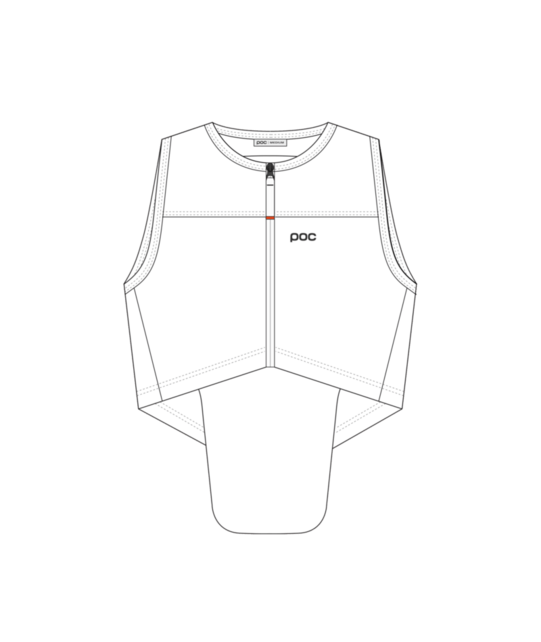 Poc Vpd Max Race Vest (26/27) Hydrogen White