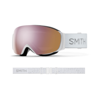 Smith I/O Mag S (26/27) White Chunky Knit | Chromapop Everyday Rose Gold Mirror O/S