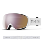 Smith I/O Mag S (26/27) White Chunky Knit | Chromapop Everyday Rose Gold Mirror O/S