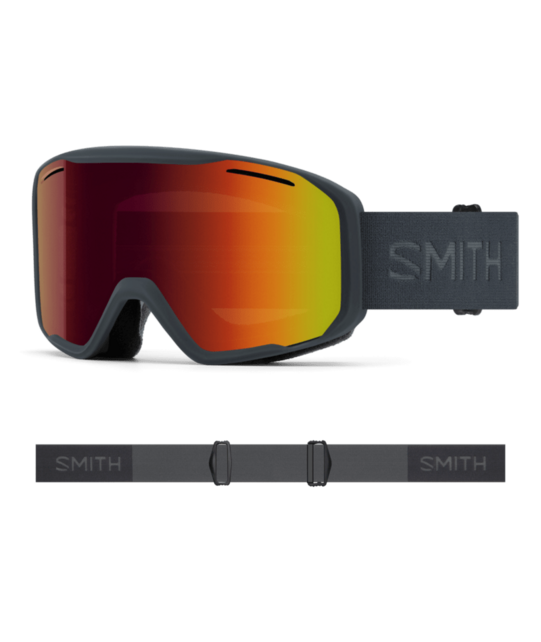 Smith Blazer (26/27) Slate | Red Sol-X Mirror O/S