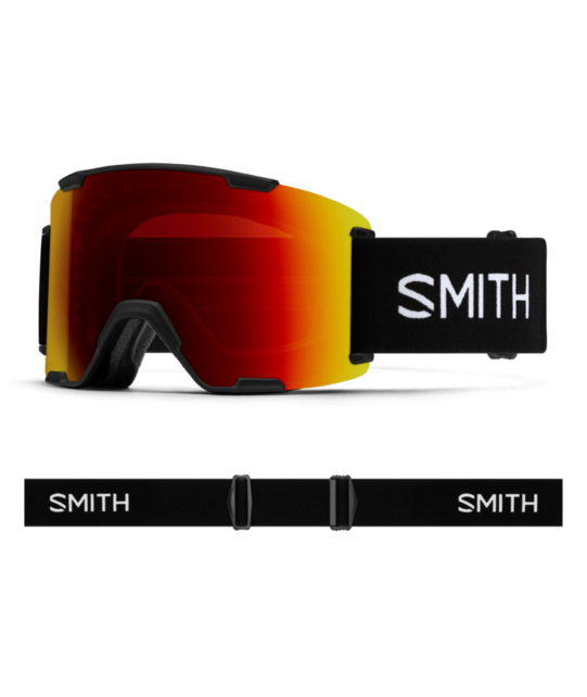 Smith Stash Xl (26/27) Black | Chromapop Sun Red Mirror O/S