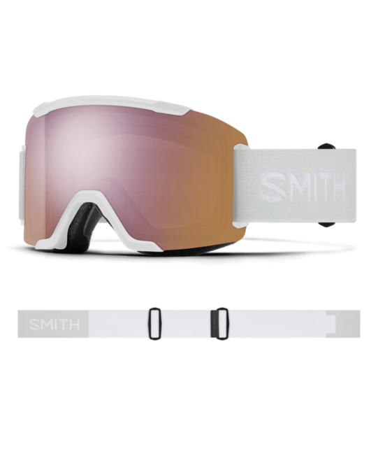 Smith Squad (26/27) White Vapor | Chromapop Everyday Rose Gold Mirror O/S