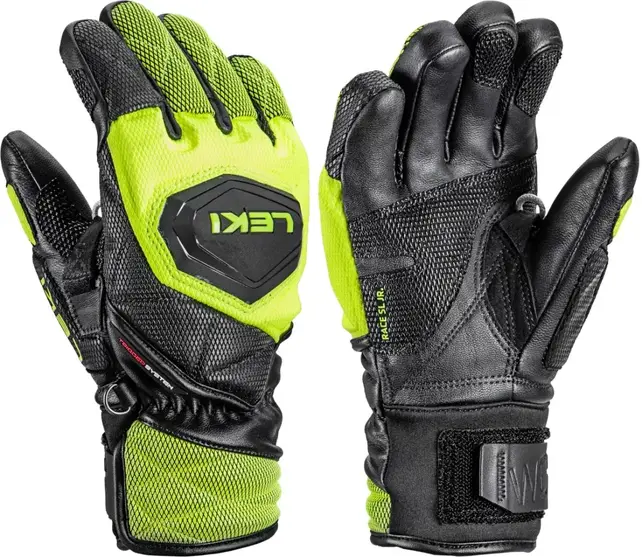 Leki Wcr Venom 3D Jr (26/27) Black/Ice Lemon