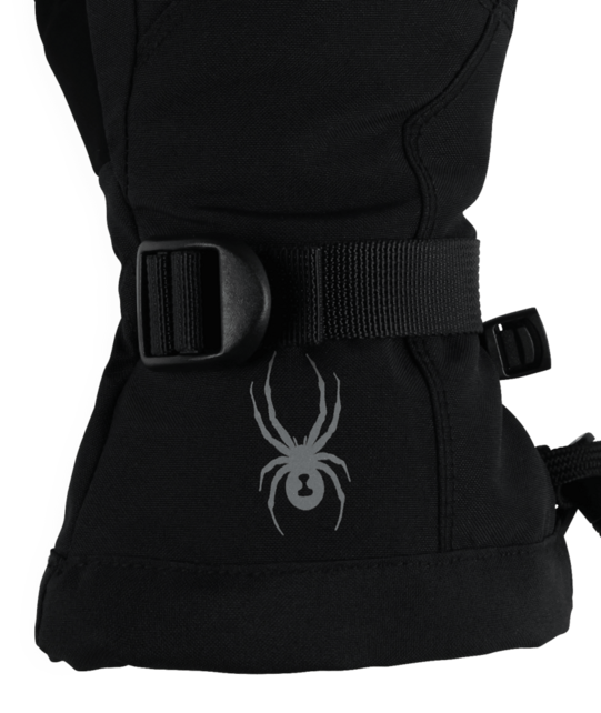 Spyder Youth Finn Ski Mittens (24/25) Black-Blk