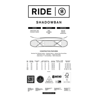 Ride Shadowban (26/27)