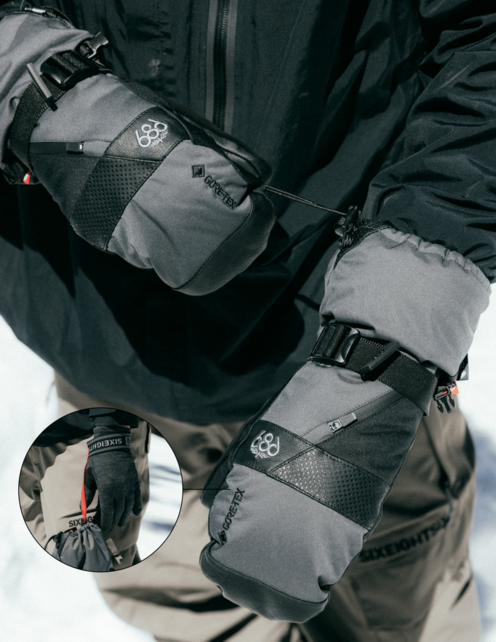 686 Mns Gore Smarty Gauntlet Mitt (26/27) Charcoal