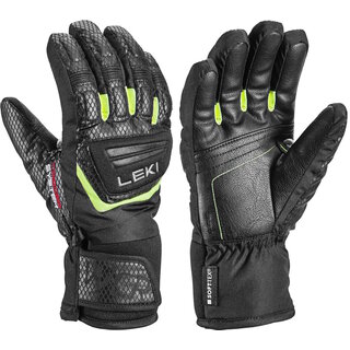 Leki Wcr Team 3D Jr (26/27) Black/Ice Lemon