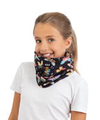 Bula Kids Therma-Fleece Neck Gaiter (26/27) Butterfly Black