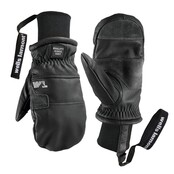 Wells Lamont Hydrahyde Working Crew Insulated Mitt W/ Knit Wrist (26/27) Black