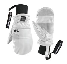 Wells Lamont Hydrahyde Working Crew Insulated Mitt W/ Knit Wrist (26/27) White