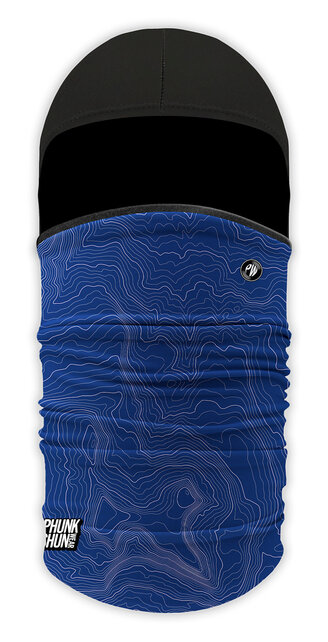 Phunkshun Wear Thermal Balaclava (26/27) Blue Topo