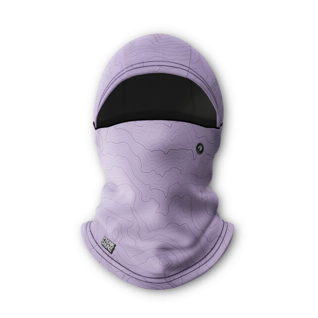 Phunkshun Wear Double Balaclava (26/27) Lilac Topo