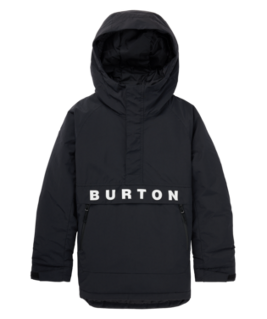 Burton Kids' Burton Frostner 2L Anorak Jacket (26/27) True Black