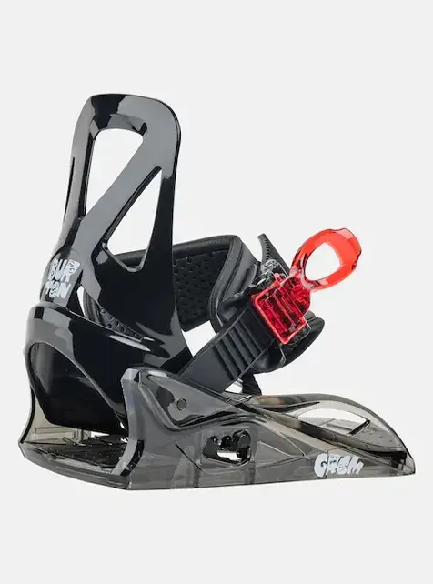 Burton Kids' Grom Disc Snowboard Bindings (26/27) Black