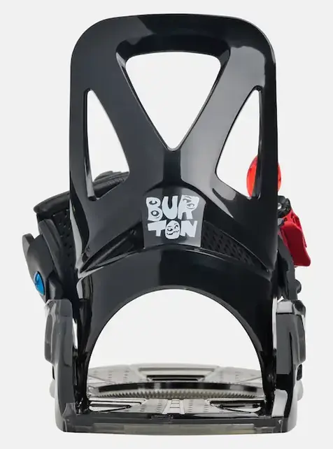 Burton Kids' Grom Disc Snowboard Bindings (26/27) Black
