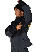 686 Wm Metallica Burning Skull Jkt (26/27) Metallica Black Colorblock