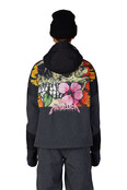 686 Wm Metallica Burning Skull Jkt (26/27) Metallica Black Colorblock
