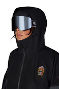 686 Wm Metallica Burning Skull Jkt (26/27) Metallica Black Colorblock
