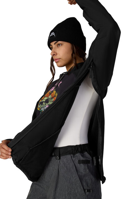 686 Womens Metallica Wp Hoody (26/27) Metallica Black