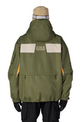 686 Mens 2003 Atom Jacket (26/27) Fatigue Green Colorblock