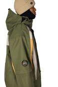 686 Mens 2003 Atom Jacket (26/27) Fatigue Green Colorblock