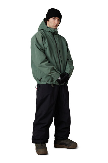 686 Mens 686 Dojo Shell Jacket (26/27) Faded Green Crinkle