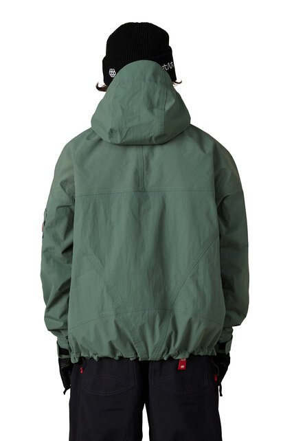 686 Mens 686 Dojo Shell Jacket (26/27) Faded Green Crinkle