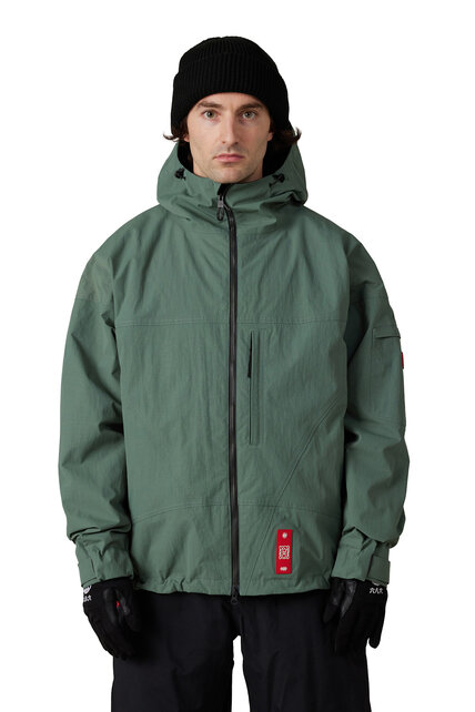 686 Mens 686 Dojo Shell Jacket (26/27) Faded Green Crinkle