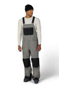 686 Mens Hot Lap Insulated Bib (26/27) Rhino Grey Colorblock