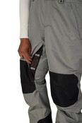 686 Mens Hot Lap Insulated Bib (26/27) Rhino Grey Colorblock