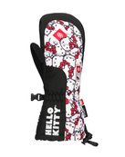 686 Youth Heat Insulated Mitt (26/27) Hello Kitty White