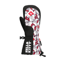 686 Youth Heat Insulated Mitt (26/27) Hello Kitty White