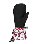 686 Youth Heat Insulated Mitt (26/27) Hello Kitty White