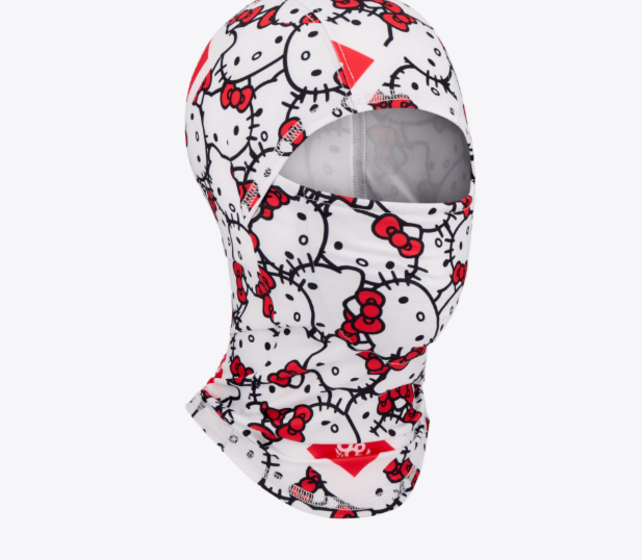 686 Youth Bolt Balaclava (26/27) Hello Kitty Red O/S