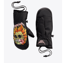 686 Womens Revel Mitt (26/27) Metallica Black