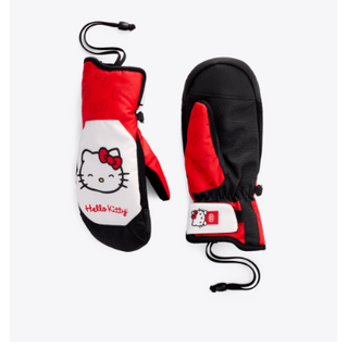 686 Womens Revel Mitt (26/27) Hello Kitty Red White