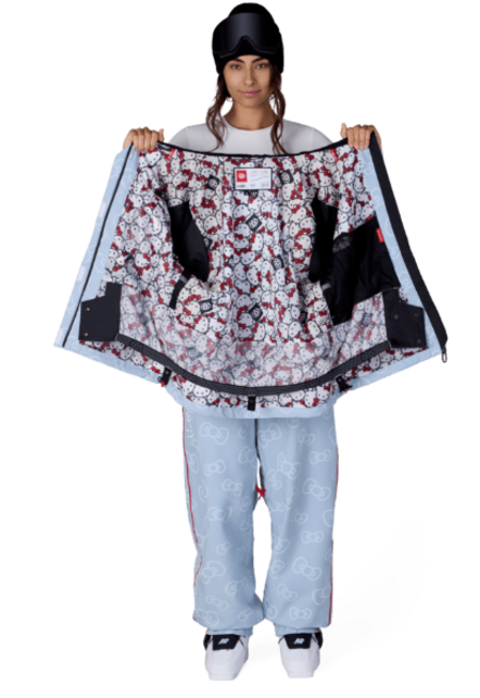686 Wmns Hello Kitty Lil Bow Jkt (26/27) Hello Kitty Denim