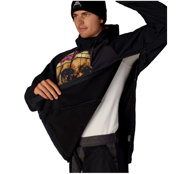 686 Mns Metallica Waterproof Hoody (26/27) Metallica Black Pushead