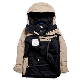 Burton Kids' Burton Frostner 2L Anorak Jacket (26/27) Summit Taupe/True Black