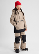 Burton Kids' Burton Frostner 2L Anorak Jacket (26/27) Summit Taupe/True Black