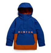 Burton Kids' Burton Frostner 2L Anorak Jacket (26/27) Twilight Blue/Spiced Chai