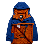 Burton Kids' Burton Frostner 2L Anorak Jacket (26/27) Twilight Blue/Spiced Chai