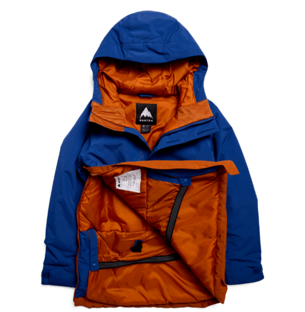 Burton Kids' Burton Frostner 2L Anorak Jacket (26/27) Twilight Blue/Spiced Chai
